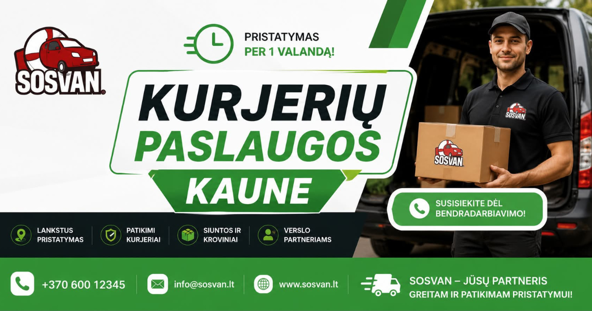 Kurjerių paslaugos Kaune